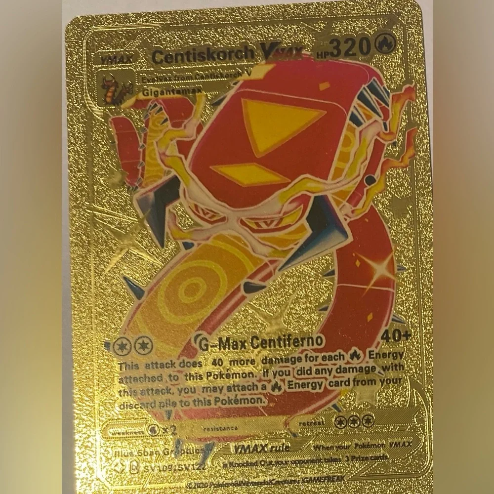 Pokemon | Games | Gold Foil Centiskorch Vmax | Poshmark